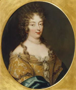 Olympia Mancini by Pierre Mignard Oil Painting