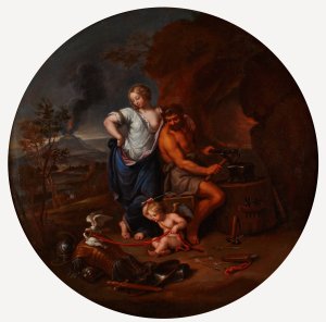 Venus et Vulcain by Pierre Mignard Oil Painting