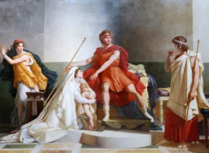 Andromache and Pyrrhus by Pierre-Narcisse Guerin Oil Painting