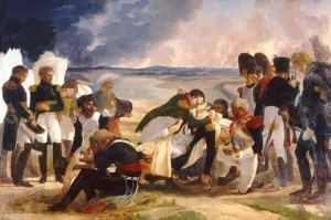 Death of Marshal Lannes, Duke of Montebello by Pierre-Narcisse Guerin Oil Painting