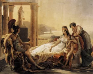 Dido and Aeneas by Pierre-Narcisse Guerin Oil Painting