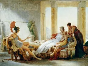 Dido and Eneas by Pierre-Narcisse Guerin - Oil Painting Reproduction
