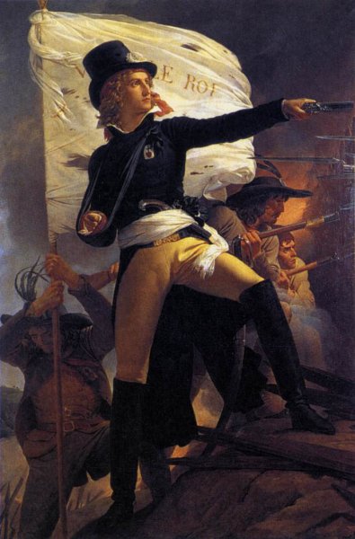 Main Product Photo of Henri de la Rochejaquelin Painting by Pierre-Narcisse Guerin