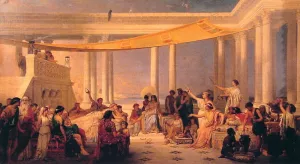 Sappho at Mitylene by Pierre Oliver Joseph Coomans - Oil Painting Reproduction