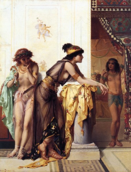 Main Product Photo of The Summons Painting by Pierre Oliver Joseph Coomans