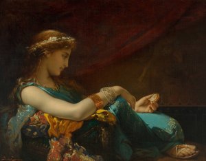 Remembrance by Pierre Olivier Joseph Coomans Oil Painting