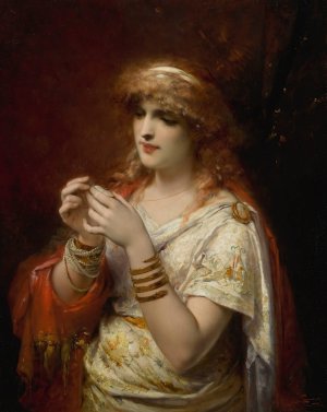 The Amulet by Pierre Olivier Joseph Coomans Oil Painting