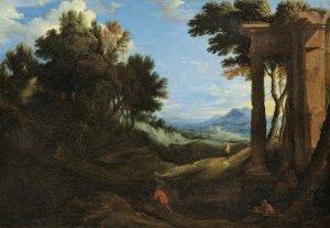 Landscape With Antique Ruins by Pierre Patel The Elder Oil Painting