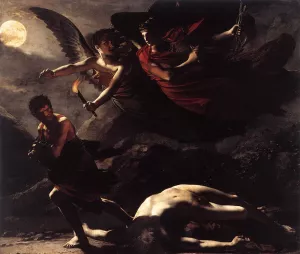 Justice and Divine Vengeance Pursuing Crime Oil painting by Pierre-Paul Prud Hon