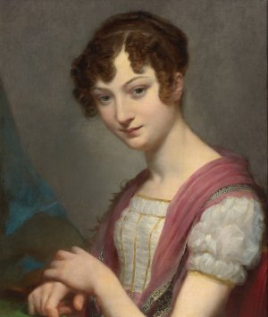 Lavinie Barbier-Walbonne, Later Baronne Darriule by Pierre-Paul Prud'Hon Oil Painting