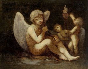 Les Preparatifs de la guerre ou Les Apprets de l'Amour by Pierre-Paul Prud'Hon Oil Painting