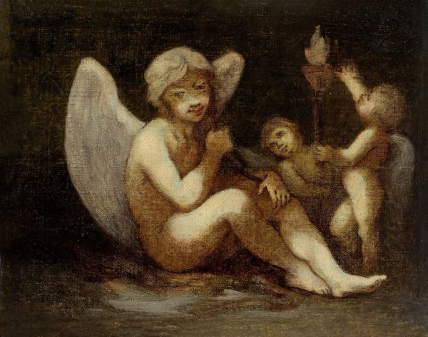 Les Preparatifs de la guerre ou Les Apprets de l'Amour by Pierre-Paul Prud'Hon - Hand-Painted Oil Painting Reproduction