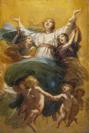 The Assumption of the Virgin by Pierre-Paul Prud'Hon Oil Painting