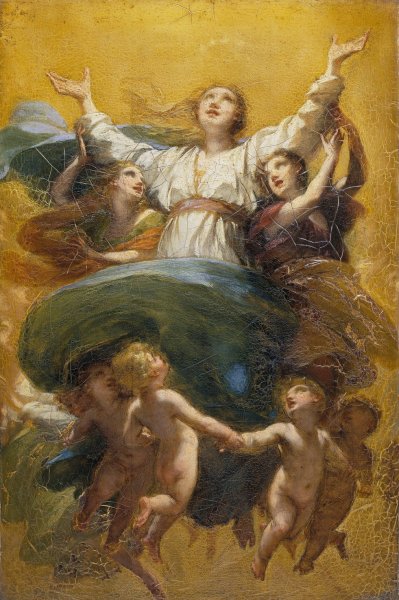 The Assumption of the Virgin  by Pierre-Paul Prud'Hon - Hand-Painted Oil Painting Reproduction