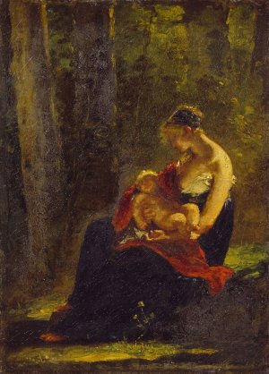 The Happy Mother by Pierre-Paul Prud'Hon Oil Painting