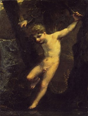 The Zephyr by Pierre-Paul Prud'Hon Oil Painting