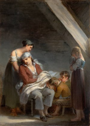 Une Famille dans la desolation Oil painting by Pierre-Paul Prud'Hon