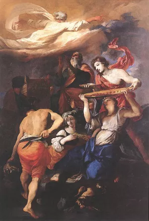 The Sacrifice of Noah by Pierre Puget Oil Painting