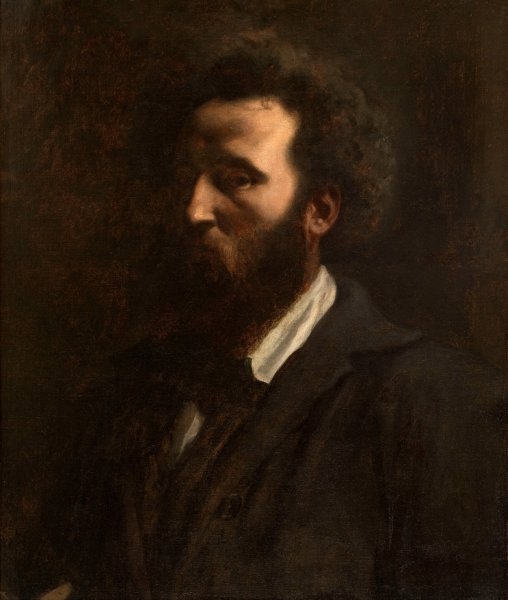 Autoportrait  by Pierre Puvis De Chavannes - Hand-Painted Oil Painting Reproduction