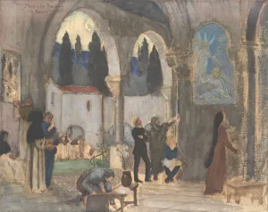 Christian Inspiration by Pierre Puvis De Chavannes Oil Painting