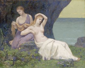 In the Heather by Pierre Puvis De Chavannes Oil Painting