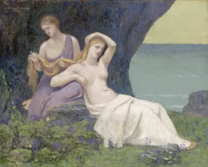In the Heather by Pierre Puvis De Chavannes Oil Painting