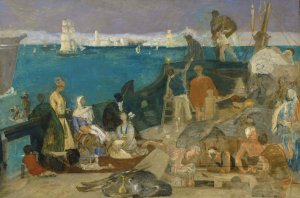 Marseilles, Gateway to the Orient by Pierre Puvis De Chavannes Oil Painting
