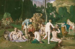 Peace by Pierre Puvis De Chavannes Oil Painting