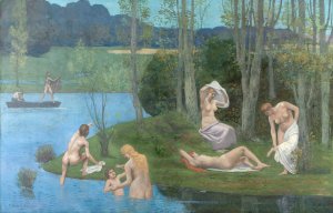 Summer Oil painting by Pierre Puvis De Chavannes