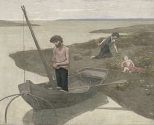 The Poor Fisherman by Pierre Puvis De Chavannes Oil Painting