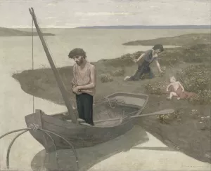 The Poor Fisherman by Pierre Puvis De Chavannes Oil Painting