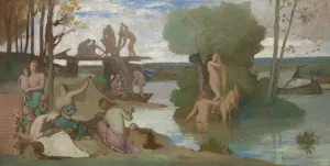 The River by Pierre Puvis De Chavannes Oil Painting