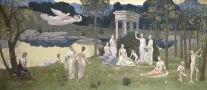 The Sacred Grove, Beloved of The Arts and The Muses by Pierre Puvis De Chavannes Oil Painting