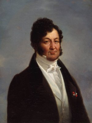 Portrait de Louis-Philippe Ier by Pierre Roch Vigneron Oil Painting
