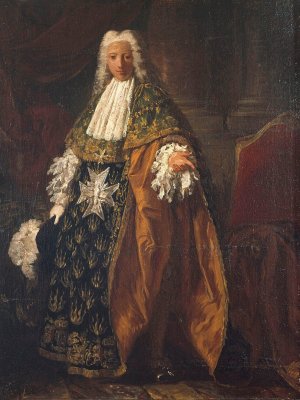 Portrait de Paul-Hippolyte de Beauvillier, duc de Saint-Aignan by Pierre Subleyras Oil Painting
