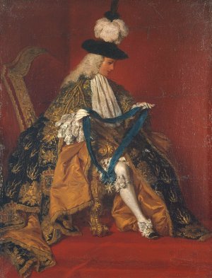 Portrait de Paul-Hippolyte de Beauvillier, duc de Saint-Aignan by Pierre Subleyras Oil Painting