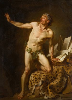 Study for Saint Jerome by Pierre Subleyras Oil Painting