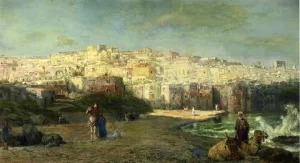 Jaffa Oil painting by Pierre Tetar Van Elven