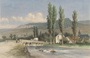 Berglandschap bij Walferdange, Luxemburg by Piet Schipperus Oil Painting