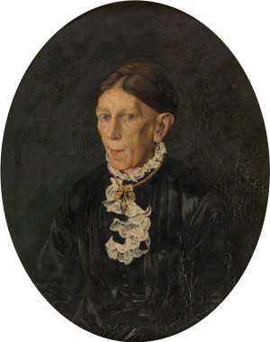 Hendrikje Duintjer, Wife of Johannes Hendrik Seije Cuperus by Piet Verhaert Oil Painting