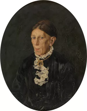 Hendrikje Duintjer, Wife of Johannes Hendrik Seije Cuperus by Piet Verhaert Oil Painting