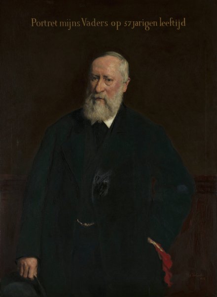 Main Product Photo of Jan Verhaert, the Artist's Father  Painting by Piet Verhaert
