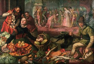 Christ and the Woman taken in Adultery by Pieter Aertsen Oil Painting