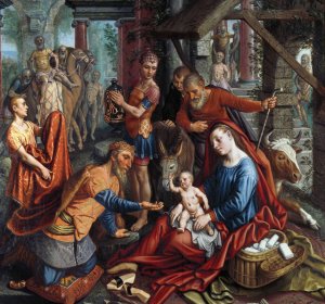 The Adoration of the Magi by Pieter Aertsen Oil Painting