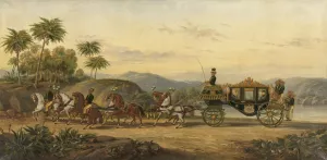 The Coach of Mangkoe Nagoro IV by Pieter Alardus Haaxman Oil Painting