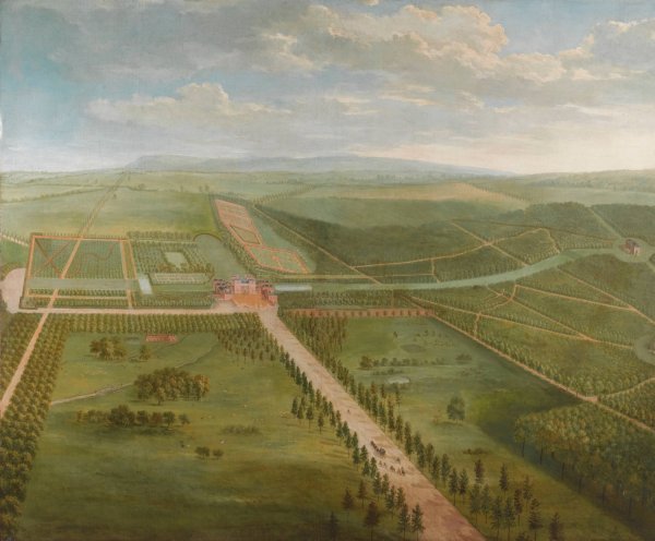 Prospect Of Tottenham Park, Wiltshire by Pieter Andreas Rysbrack - Hand-Painted Oil Painting Reproduction
