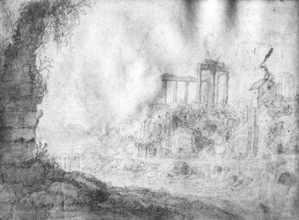 Main Product Photo of Landscape Painting by Pieter Anthonisz Van Groenewegen