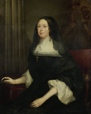 Portrait of a Woman by Pieter Borselaer Oil Painting