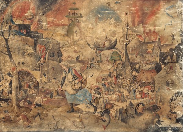 Dulle Griet  by Pieter Bruegel The Elder - Hand-Painted Oil Painting Reproduction