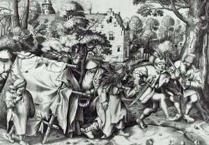 Marriage of Mopsus and Nisa by Pieter Bruegel The Elder Oil Painting